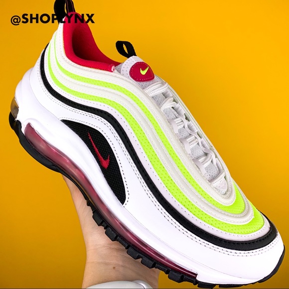 Nike Shoes - Nike Air Max 97 White Neon Yellow size 7